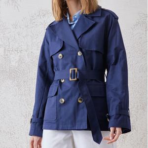 Chaqueta Trench Con Cinturón Marittimo