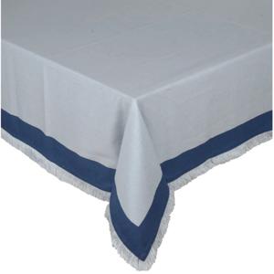 Mantel Franjas Azul 150x180 Cm Mainstays