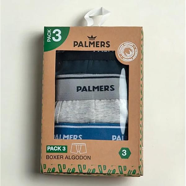 Pack 3 Bóxer Algodón Niño Palmers