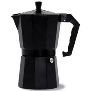 Cafetera Italiana Moka 6 Tazas 300 Cc Negra