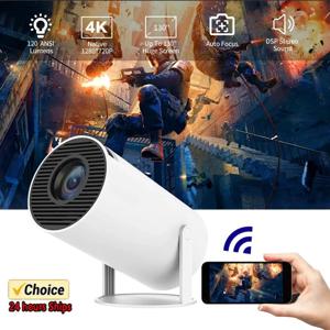 Proyector Con Android 11, 4K, Dual, Wifi6, 2024 ANSI, Allwinner H713, BT5.0