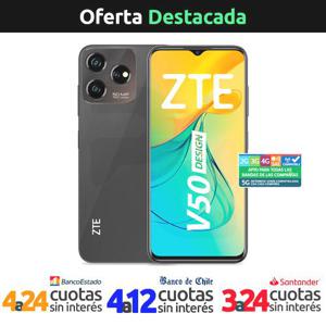 Smartphone ZTE Blade V50 Design 256GB/16GB Negro Liberado