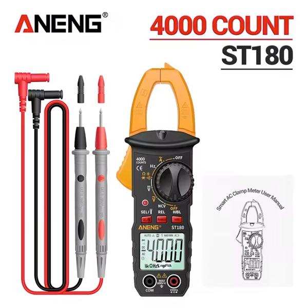 ANENG ST180 Pinza Amperimetrica Ac/Dc Digital Tester Multímetro