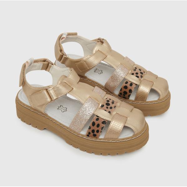 Sandalia De Niña Velcro Colloky