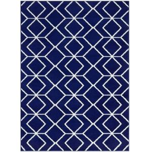 Alfombra Kashan King Azul Marino 153 x 213 cm