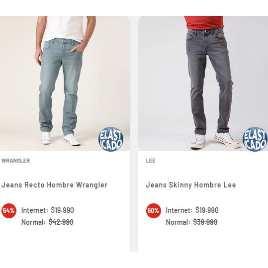 Variedad De Jeans Hombre Lee Y Wrangler