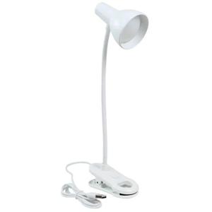 Lámpara Escritorio USB Luz Fría Pinza Abitare