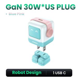 UGREEN Cargador Rápido Robot GaN 35W, 3 Colores Disponibles