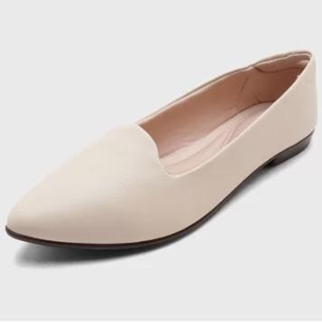 Zapatos Ballerina Crema Beira Rio