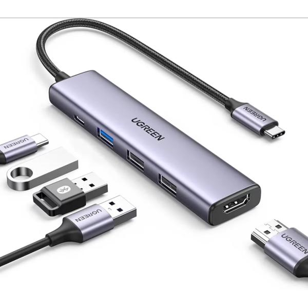 Ugreen Hub HDMI 4K, PD100W, USB 3.0