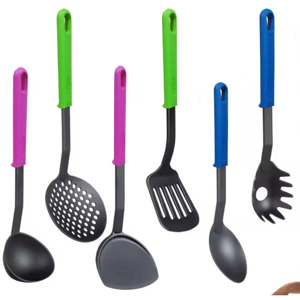 Set De 6 Utensilios De Cocina Colores