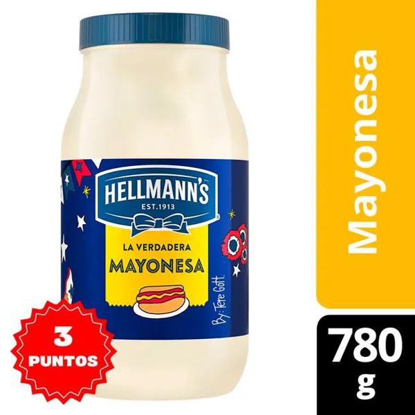 Mayonesa Hellmann's Frasco 780 g