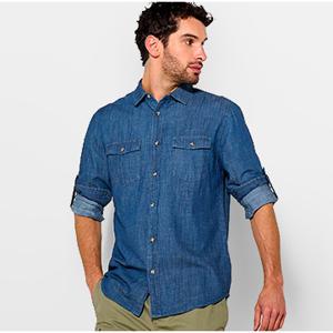 Camisa Manga Larga Chambray Robert Lewis