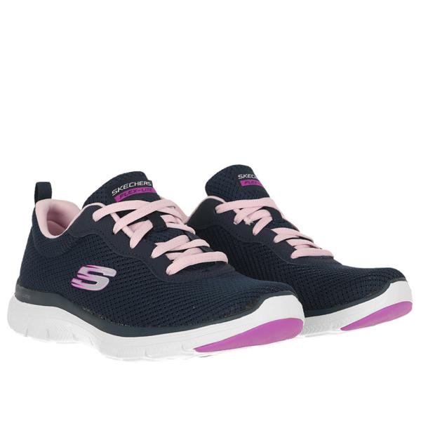 Zapatillas Skechers Mujer Flex Appeal 4.0 - Brilliant View Navy/Lavander