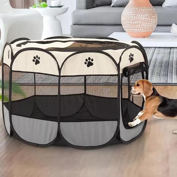 Casa Corral Para Perros Plegable Mascota Aire Libre