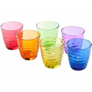 Vaso Bajo 240 Ml Líneas 6 Unidades Cotidiana