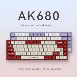 AJAZZ Teclado Mecánico AK680, Varios Colores Disponibles