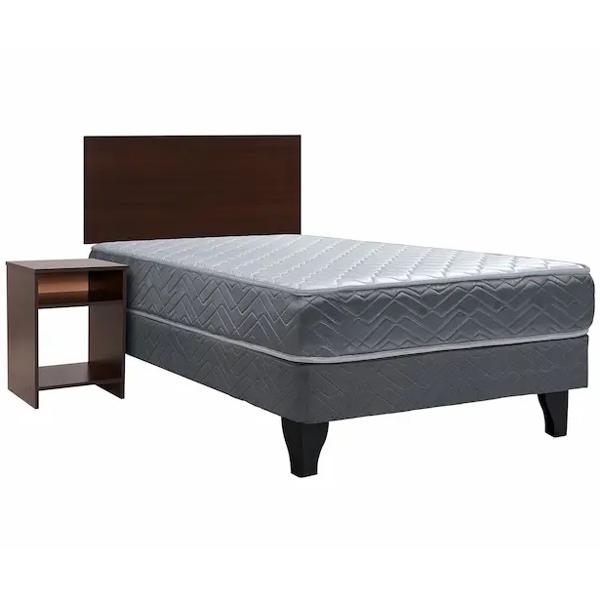 Cama Europea 1 Plaza Aura + Set Cádiz Celta