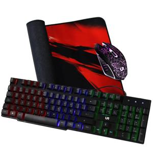 Kit Gamer Pad XL + Teclado + Mouse