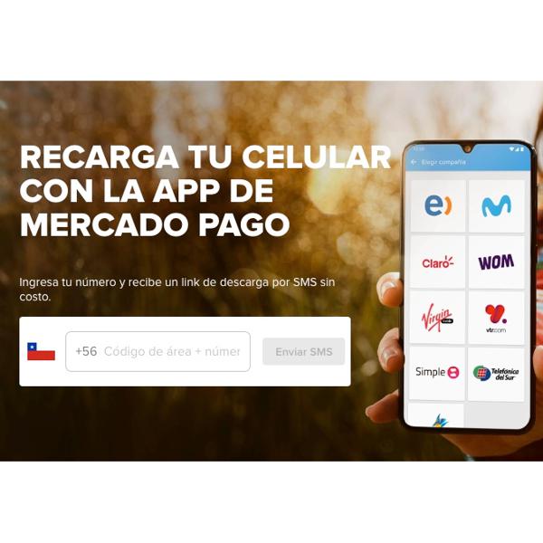 $3.500 Dcto. En Tu Primera Recarga De Celular Con Mercado Pago