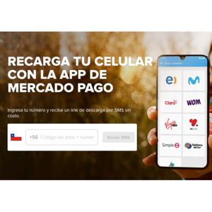 $3.500 Dcto. En Tu Primera Recarga De Celular Con Mercado Pago