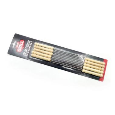 Set 10 Fierros De Anticucho Expert Grill