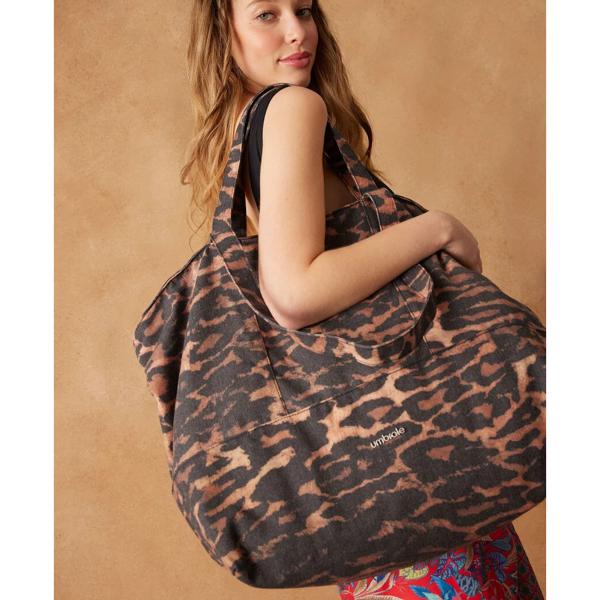 Bolso De Playa Lavado Estampado Umbrale