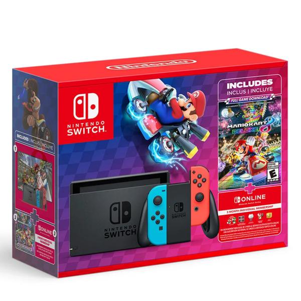 Consola Nintendo Switch Neon + Mario Kart 8