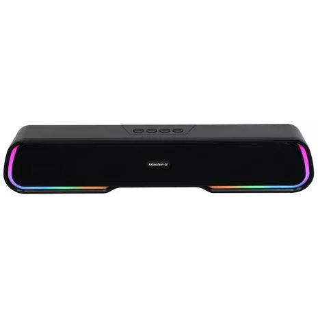 Soundbar Parlante Gamer Bluetooth Luces Rgb 1200mah Color Negro Master-G