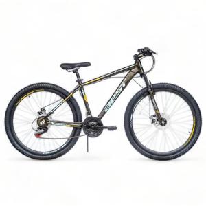 Bicicleta Best Cygnus Mbt Linea Amarilla Aro 27.5 21V. Negro