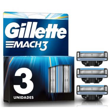 Repuesto Para Máquina De Afeitar Mach3, 3 Unidades Gillette