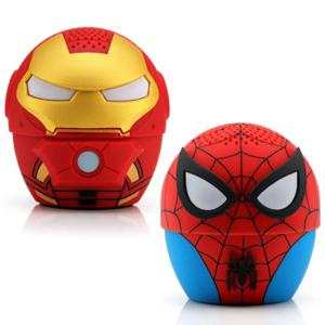 Pack De 2 Parlantes Bluetooth Bitty Boomers Iron Man + Spiderman