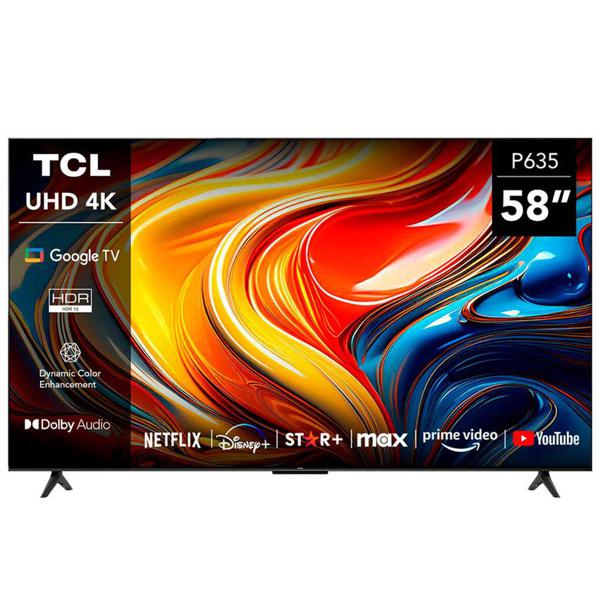 LED 58" TCL 58P635 Smart TV 4K UHD