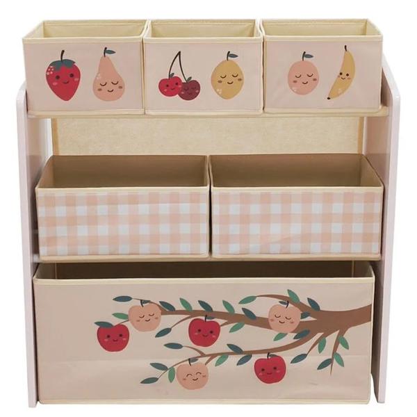 Mueble Infantil Canastos Farmer Fruits 60x63x30 Cm