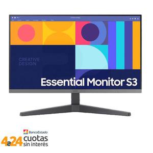 Monitor Samsung 24" Essential S3 - Full HD, Panel IPS, 100Hz, FreeSync