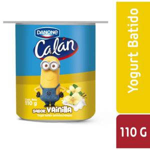 Yoghurt Batido Sabor Vainilla Pote 110grs Calán