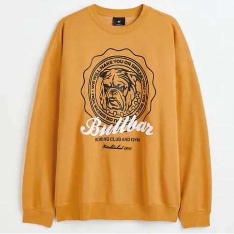 Polerón Oversized Fit Hombre HyM