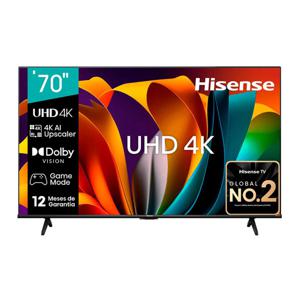 LED 70" Hisense 70A6N Smart TV 4K UHD