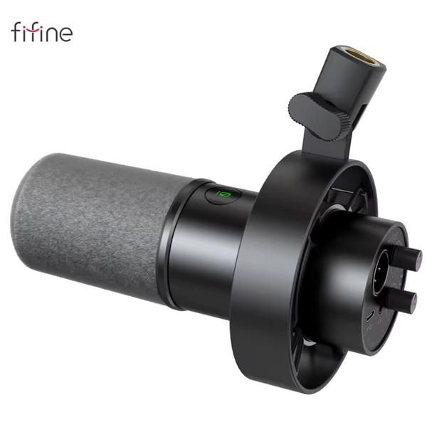 Micrófono Dinámico FIFINE USB/XLR Con Soporte De Choque