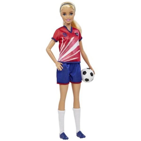 Muñeca Futbol Playera Roja Barbie