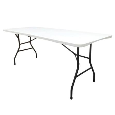 Mesa Plegable 180 Blanco Mainstays