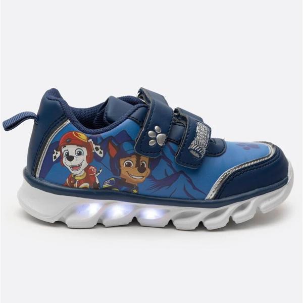 Zapatilla Con Luces Niño Chase Y Marshal Azul Paw Patrol