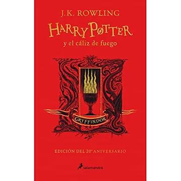 Libro Harry Potter Y El Cáliz De Fuego (Edición Gryffindor De 20º Aniversario)