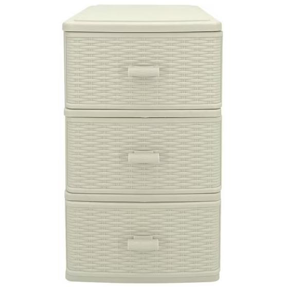 Cajonera 3 Cajones Crema Haus