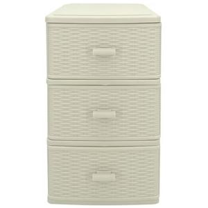 Cajonera 3 Cajones Crema Haus