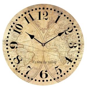 Reloj Mapa Café Diseño 2 Attimo