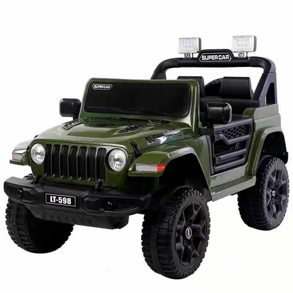 Auto Eléctrico Jeep Verde Bebesit