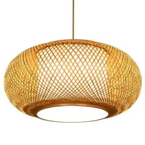 Lampara Rattan Rounded