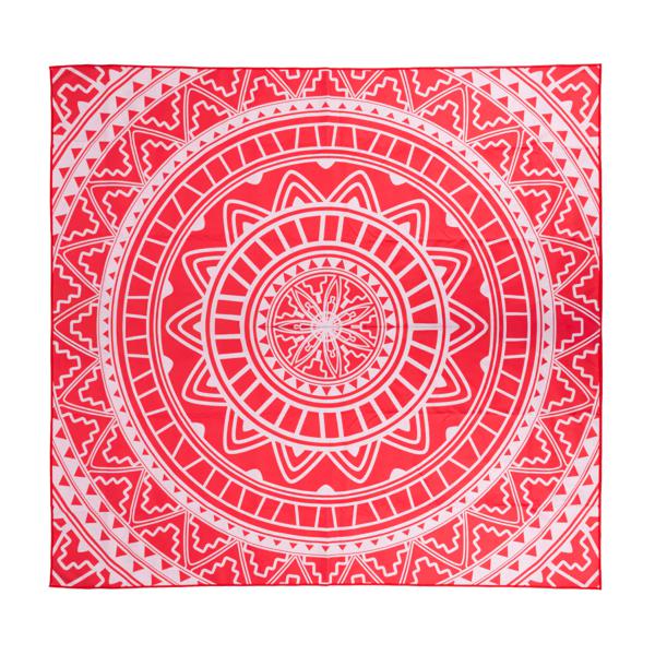 Toalla Playa Mandala Coral XL 153X163Cm