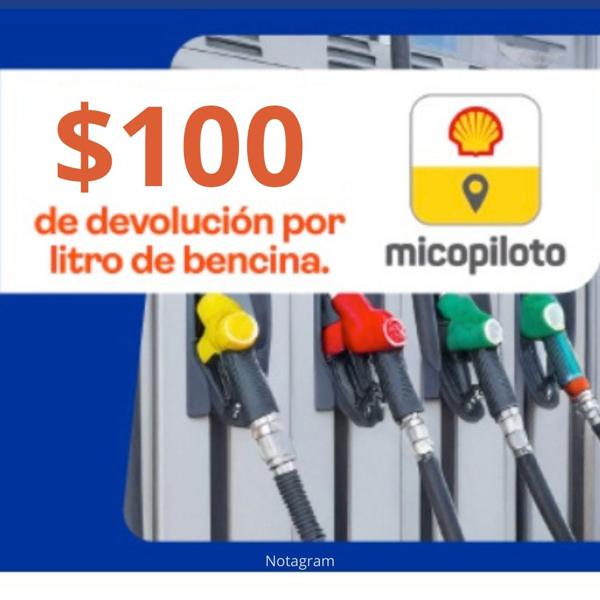 $100 Dcto. x Litro en Shell Con Prepago Los Héroes los Sábados